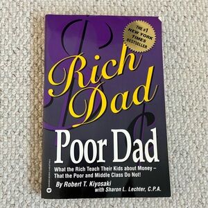 Rich Dad Poor Dad Book by Robert T. Kiyosaki - Purple Cover